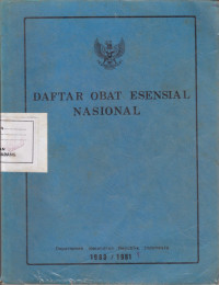 Daftar Obat Esensial Nasional