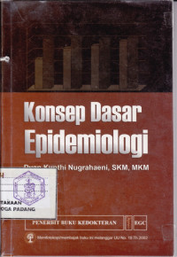 Konsep Dasar Epidemiologi