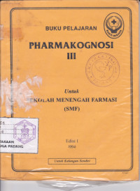 Farmakognosi III