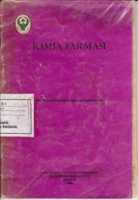 Kimia Farmasi Untuk SMAK
