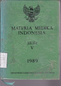 Materia Medika Indonesia Jilid V