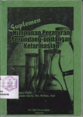 Suplemen Himpunan Peraturan Perundang-Undangan Kefarmasian