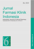 Jurnal Farmasi Klinik Indonesia Volume 6, Nomor 3, September 2017