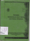 Pedoman Penggunaan Obat Bebas dan Bebas Terbatas